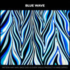 Blue Wave RGB Hydro-Dipped Fanny Pack
