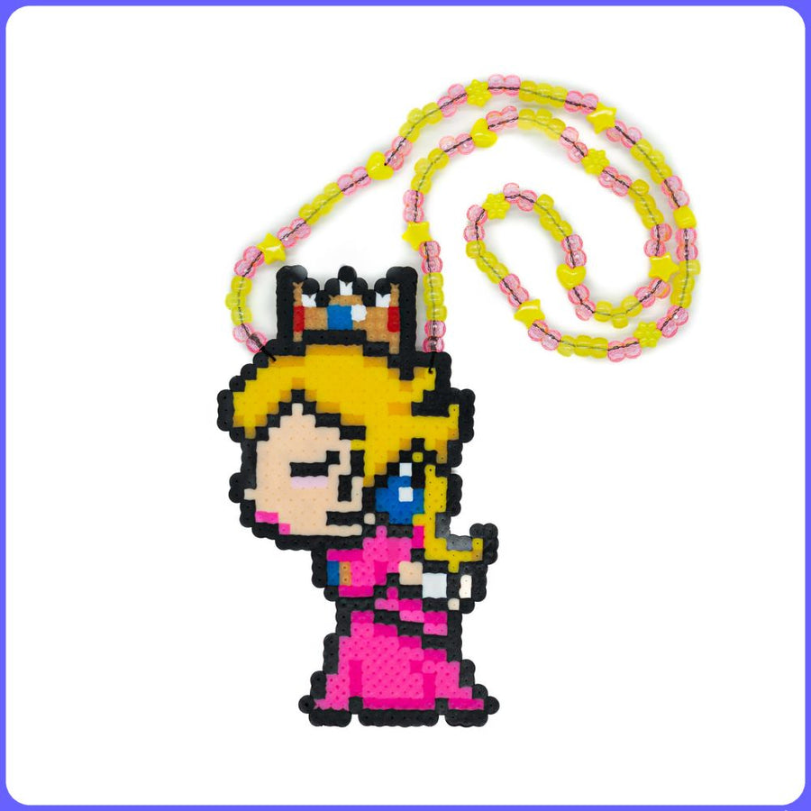 Princess Peach Kissing - (M) Perler