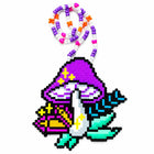 Shambhala Crystal Mushroom - (XL) Perler