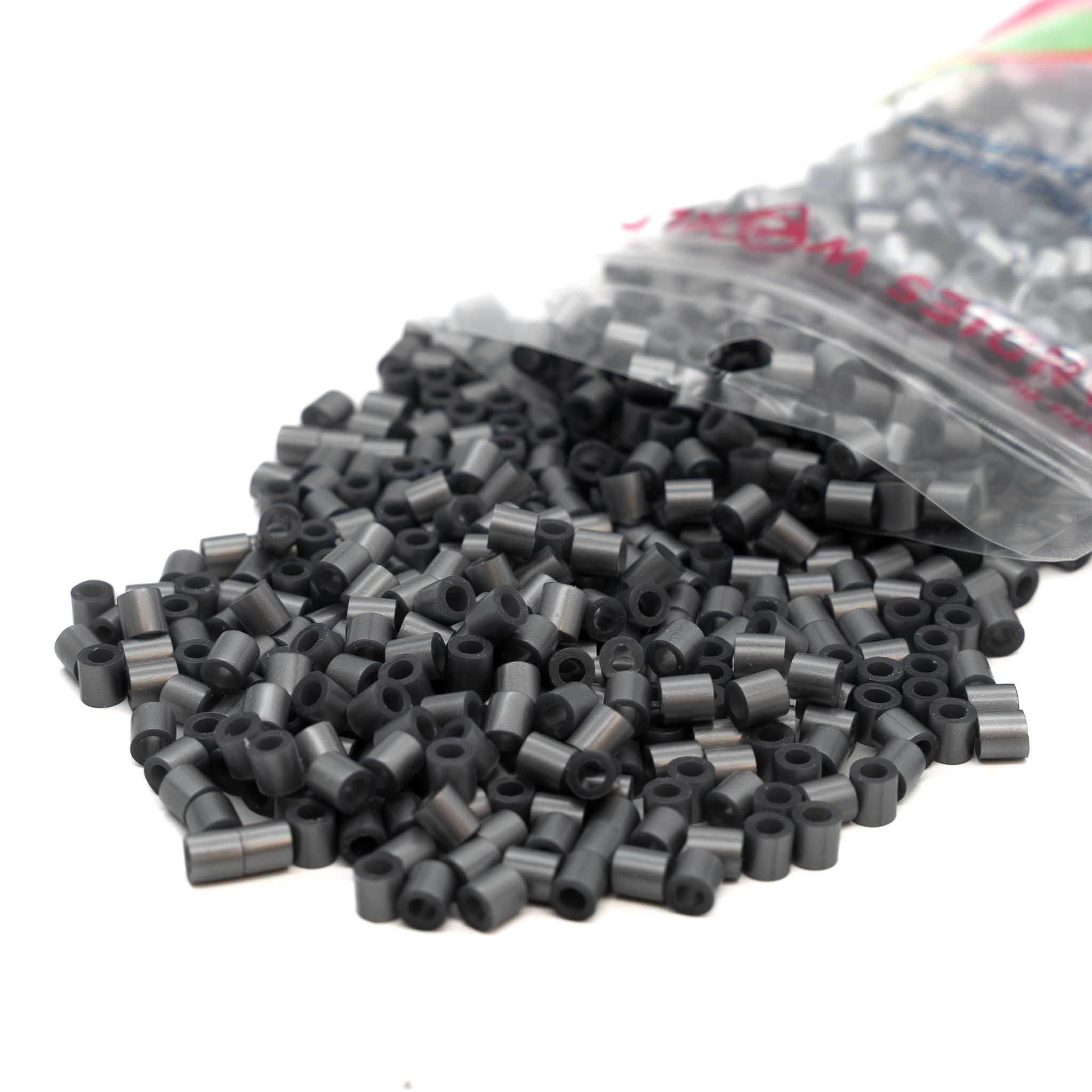 Shiny Silver Grey Fuse Beads - 5mm - 1000/Pack