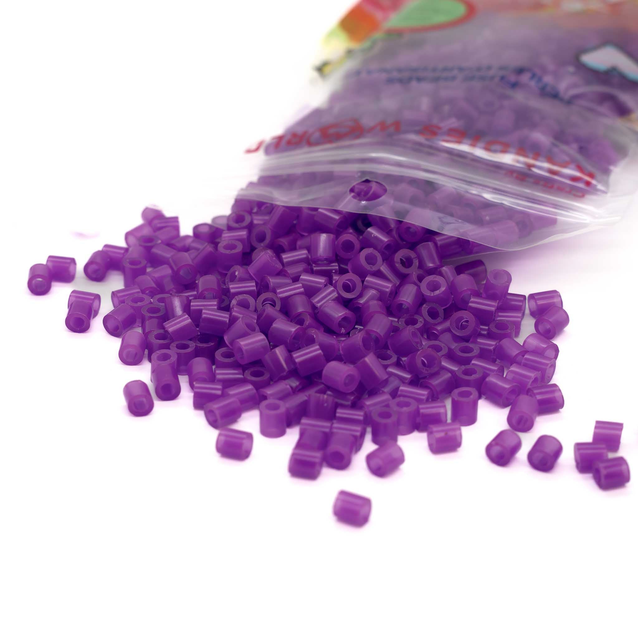 Translucent Neon Purple Fuse Beads - 5mm - 1000/Pack