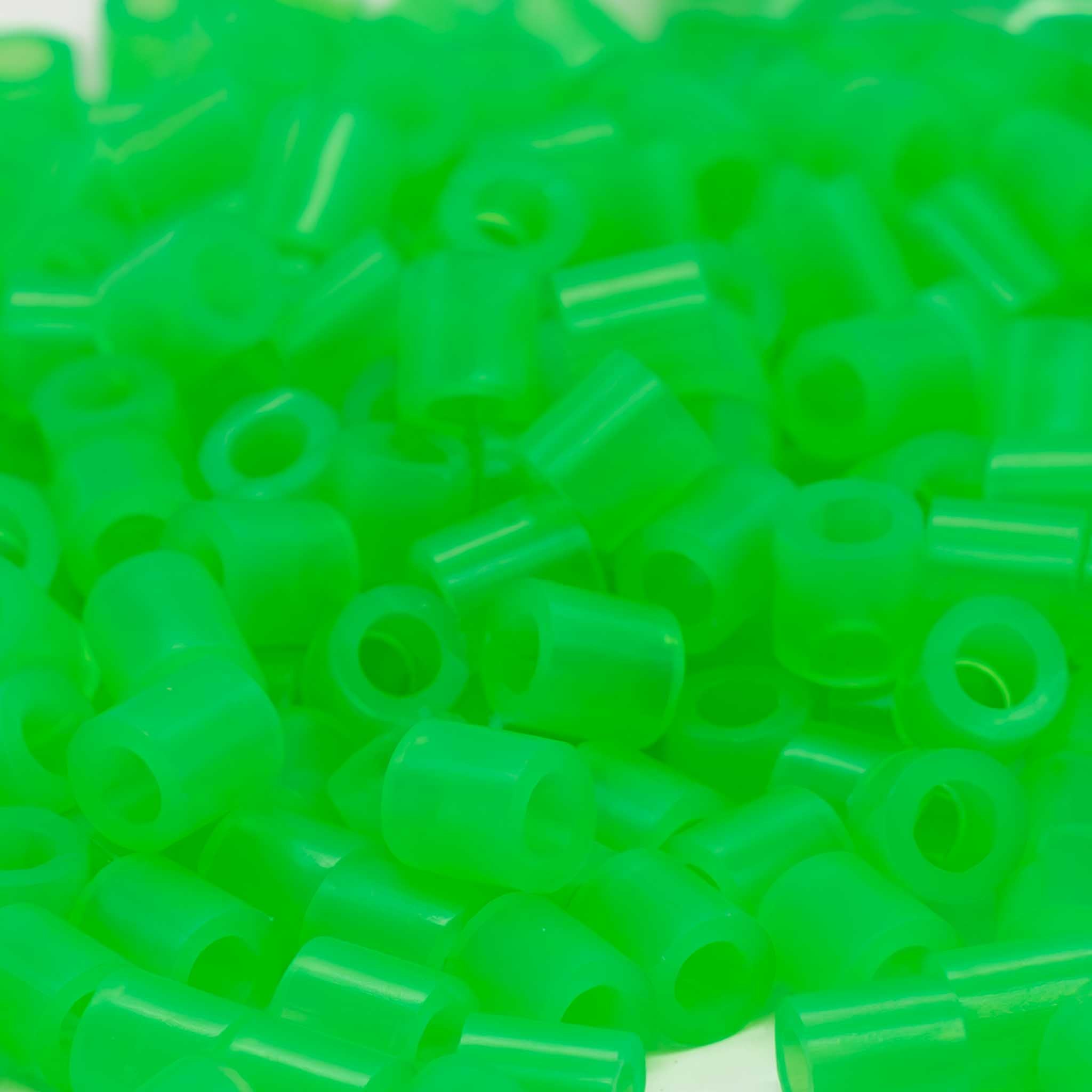 Translucent Neon Green Fuse Beads - 5mm - 1000/Pack