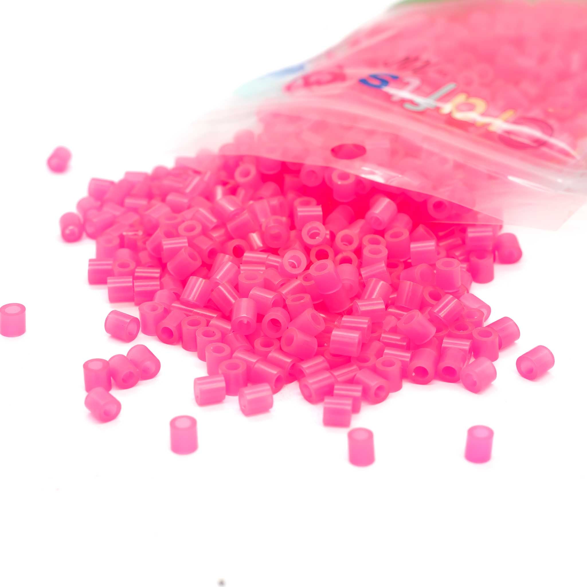 Neon Pink Fuse Beads - 5mm - 1000/Pack