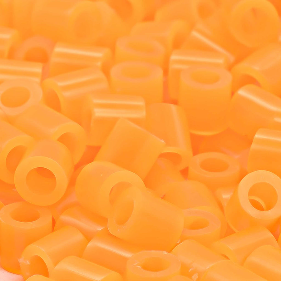 Translucent Neon Orange Fuse Beads - 5mm - 1000/Pack