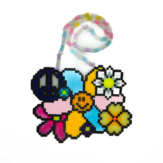 Okeechobee x Kandies World - Smiley Peace Daisy Flower  - (XL) Perler
