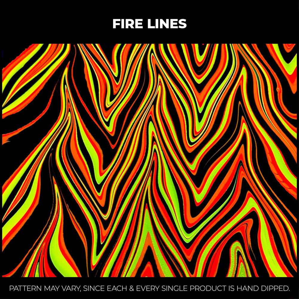 Fire Lines RGB Hydro-Dipped Bucket Hat
