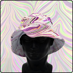 Disco Kitty UV Hydro-Dipped Bucket Hat