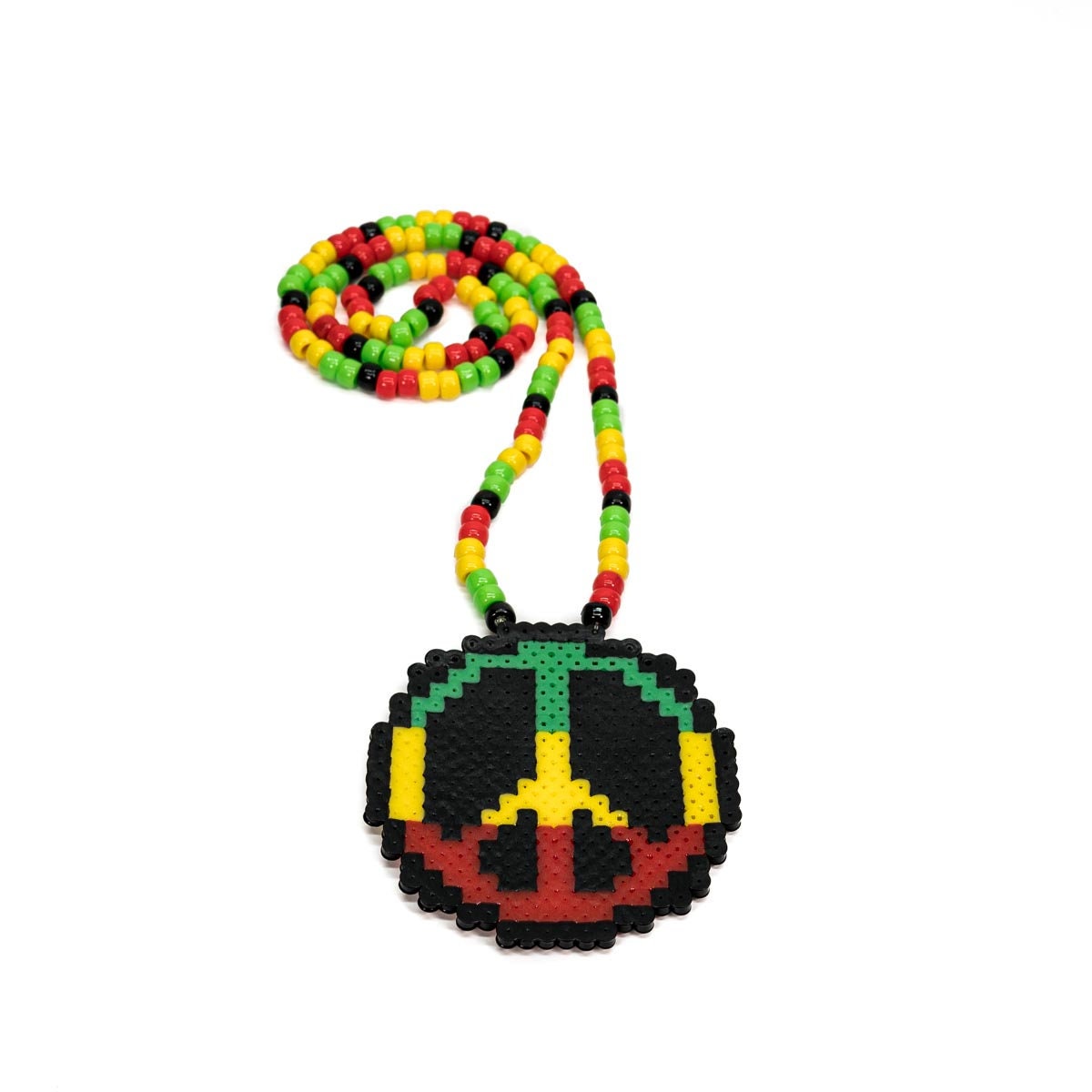 Peace Custom Perler Necklace
