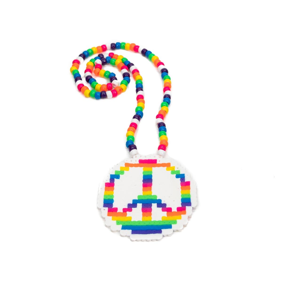 Peace Custom Perler Necklace