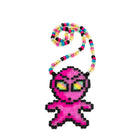 Small Alien Custom Perler Necklace
