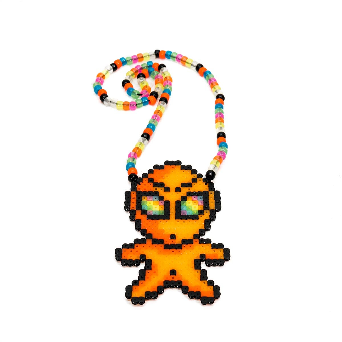 Small Alien Custom Perler Necklace