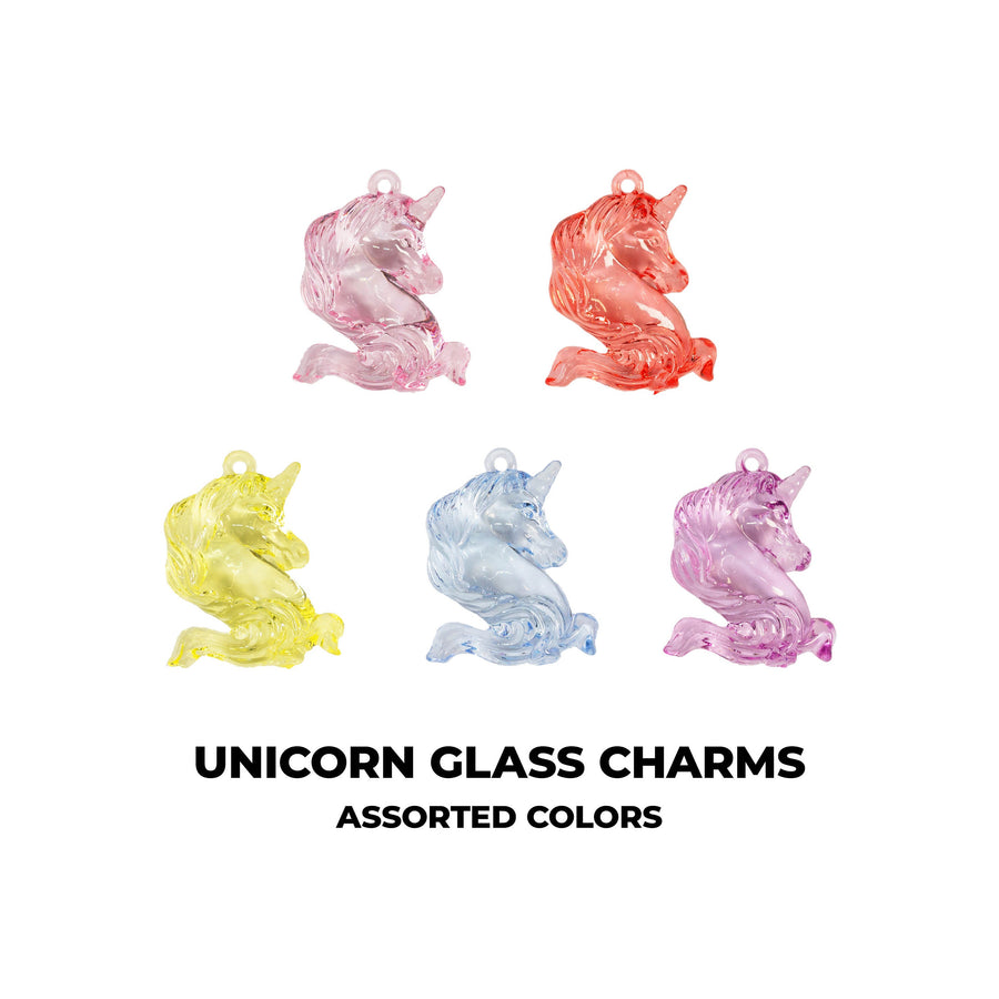 Big Unicorn Glass Charms | 4-12/Charms