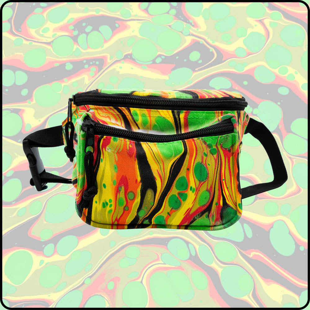 Jurassic Party RGB Hydro-Dipped Fanny Pack