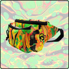 Jurassic Party RGB Hydro-Dipped Fanny Pack