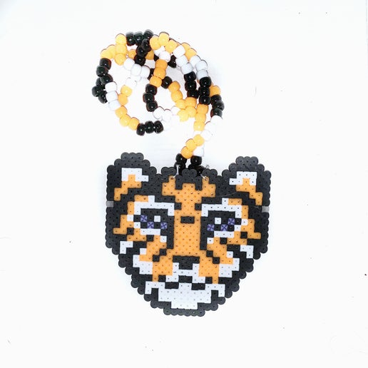 Tiger Head - (S) Perler
