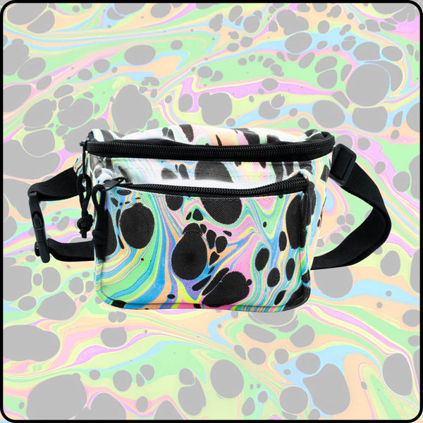 Space Spiders UV Hydro-Dipped Fanny Pack