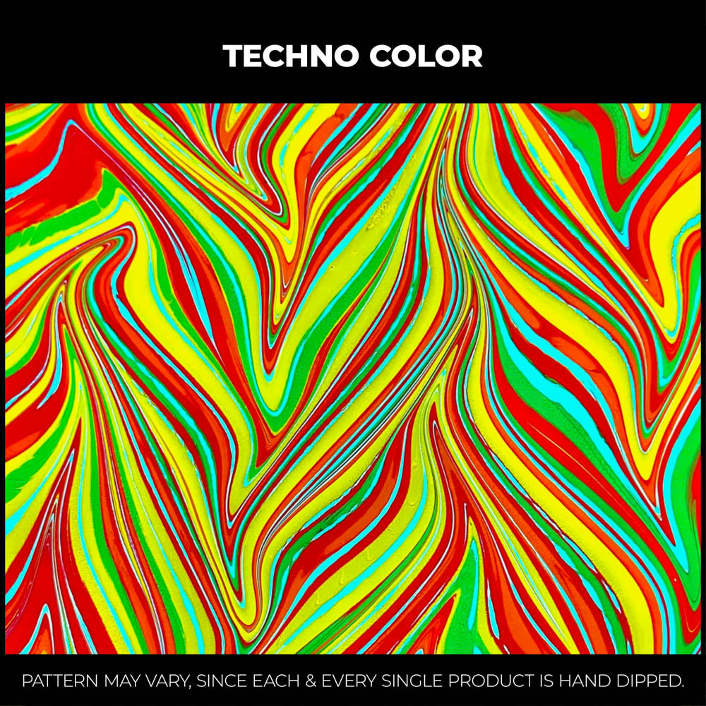 Techno Color RGB Hydro-Dipped Fanny Pack