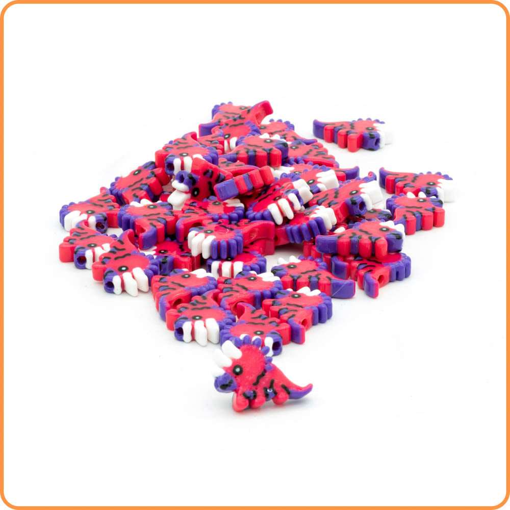 Triceratops Custom Beads