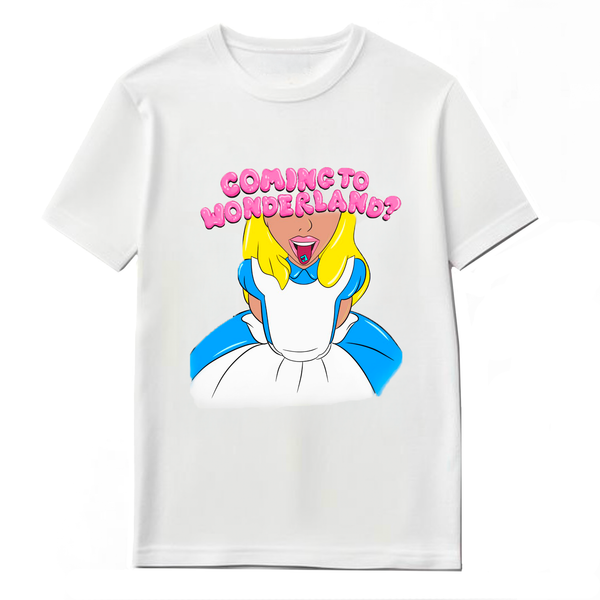 T-shirt : comming to wonderland