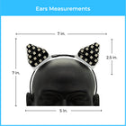 White Rim RGB LED Ears