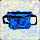 Yellow Snowcone UV Hydro-Dipped Fanny Pack
