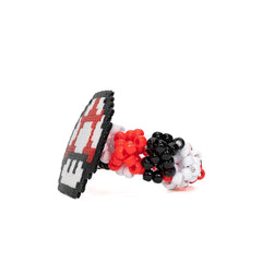 Super Mario Super Mushroom Kandi Cuff – Red