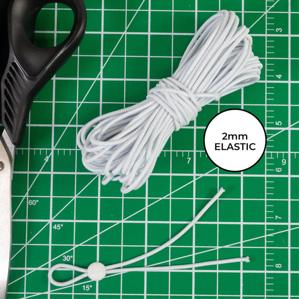 2mm Elastic Cord - 20 yards
