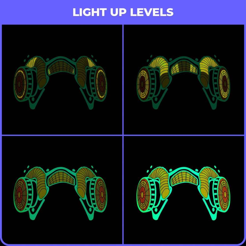 Graffiti LED Sound Reactive Mask