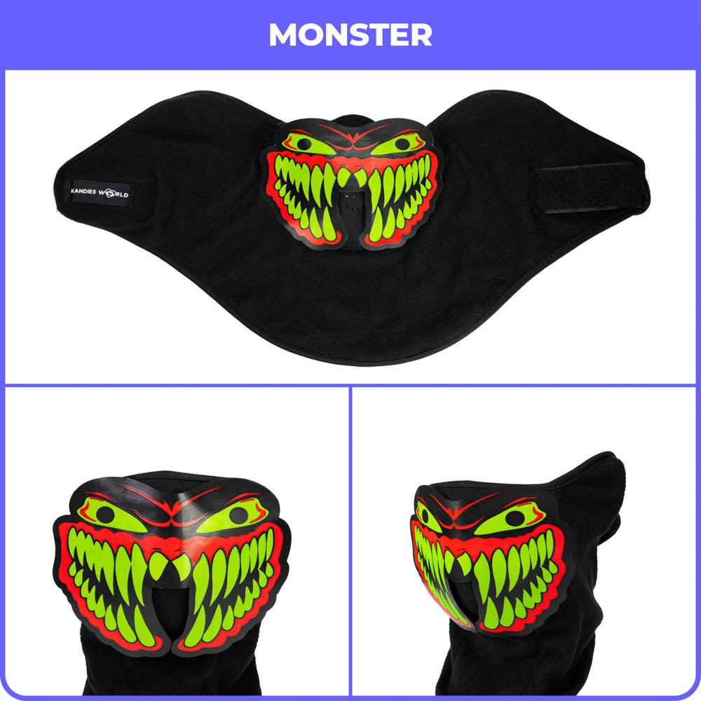 Monster LED Sound Reactive Mask
