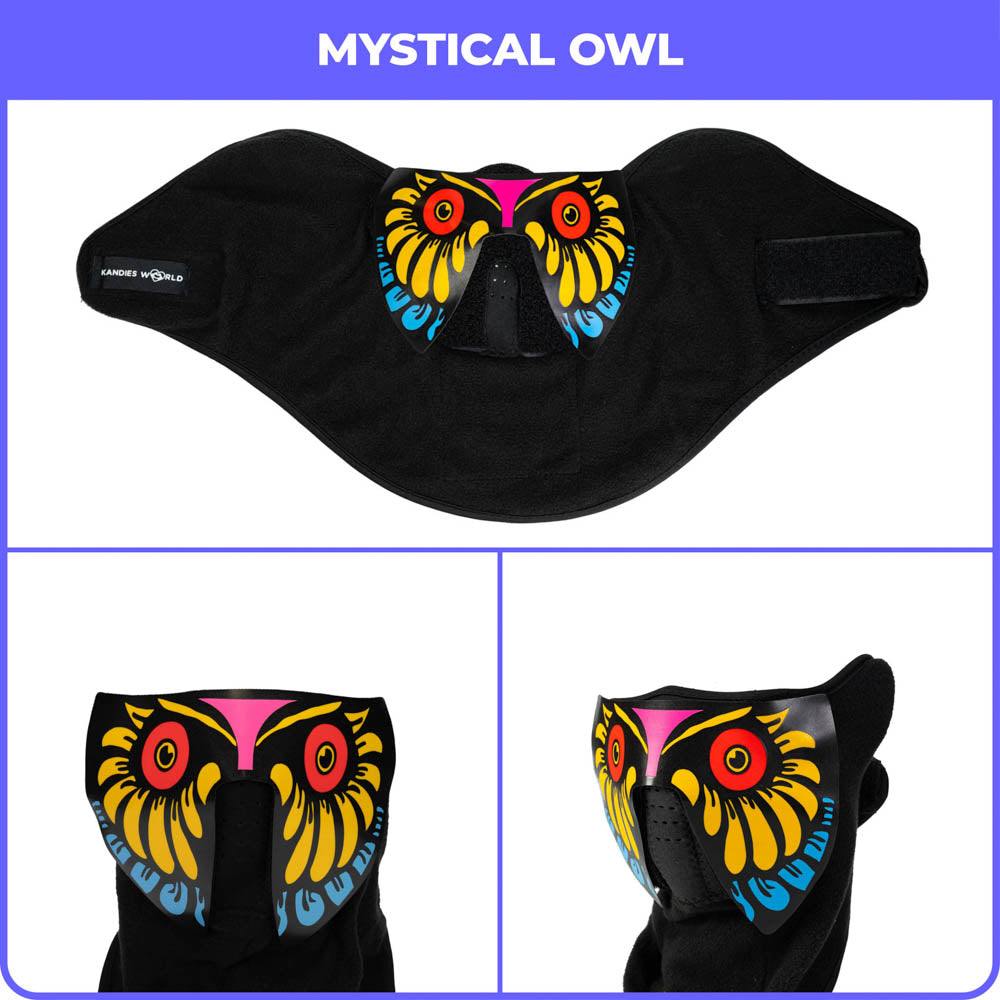 Mystical Owl LED Sound Reactive Mask
