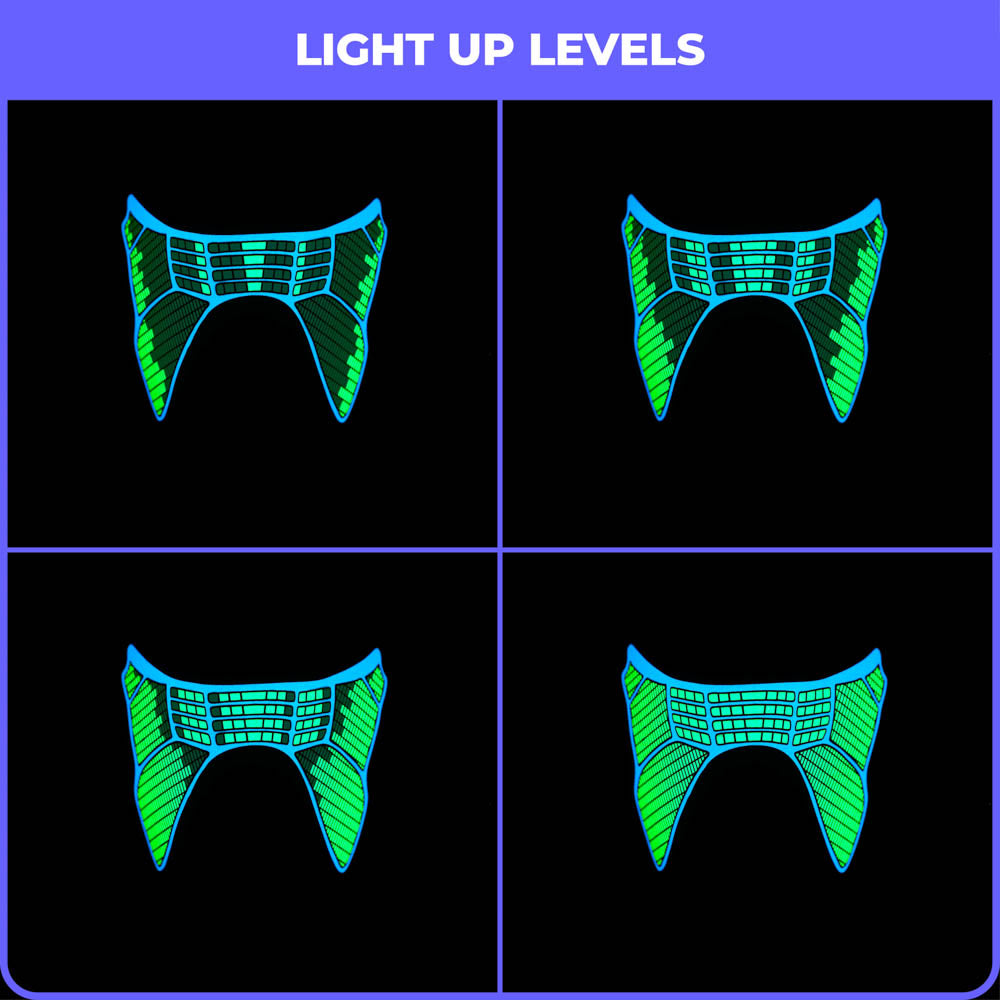 Subzero LED Sound Reactive Mask