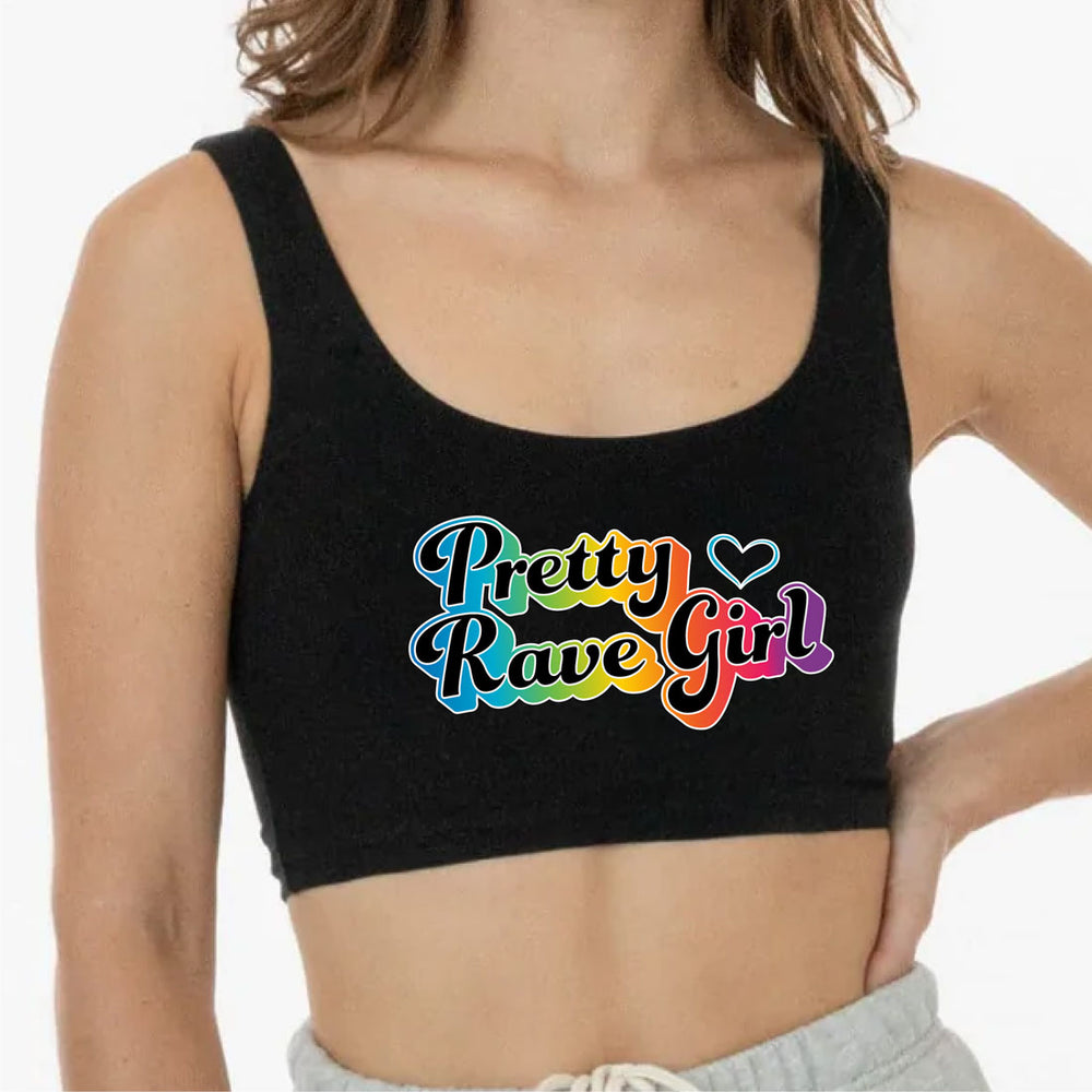 TrickyKenicki Pretty Rave Girl Sports Bra