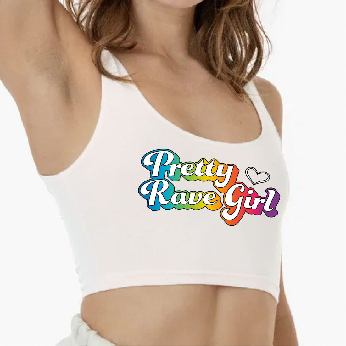 TrickyKenicki Pretty Rave Girl Sports Bra