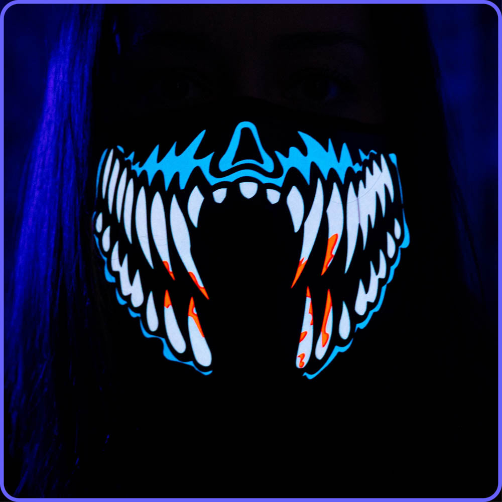 Venom LED Sound Reactive Mask